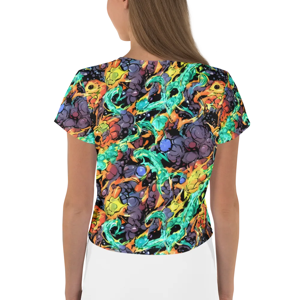Reactor Bloom on Crop Tee — Back