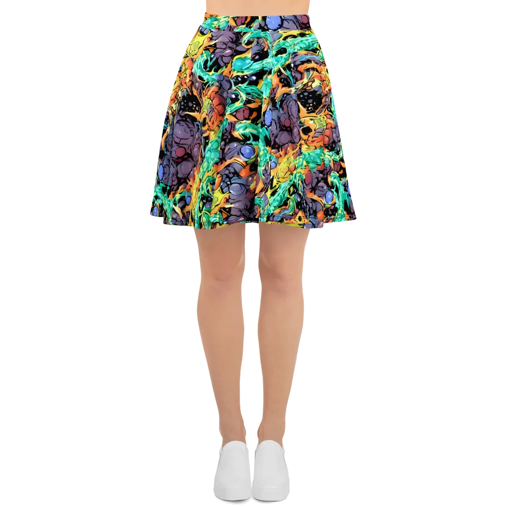 Reactor Bloom on Skater Skirt — Front