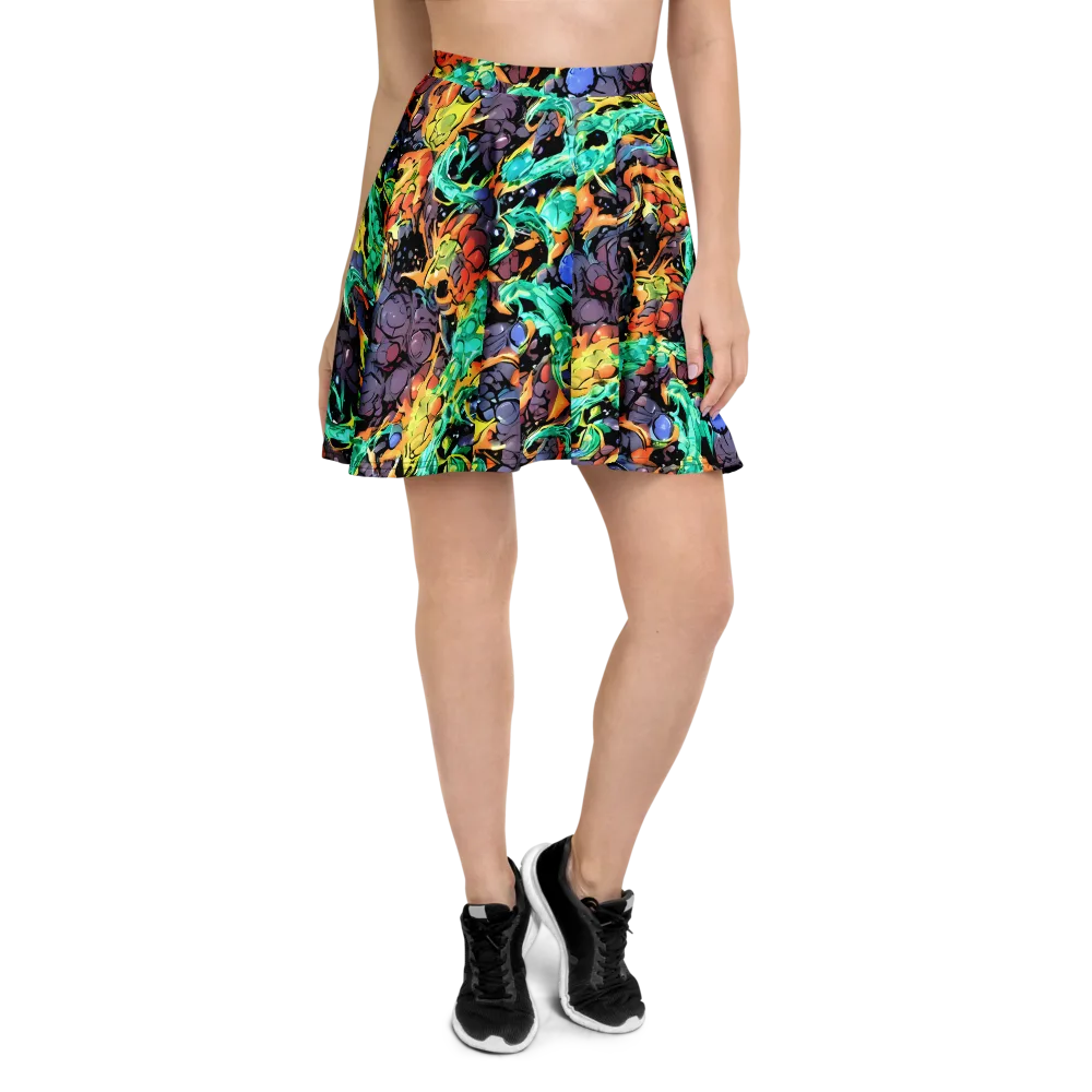 Reactor Bloom on Skater Skirt — Front