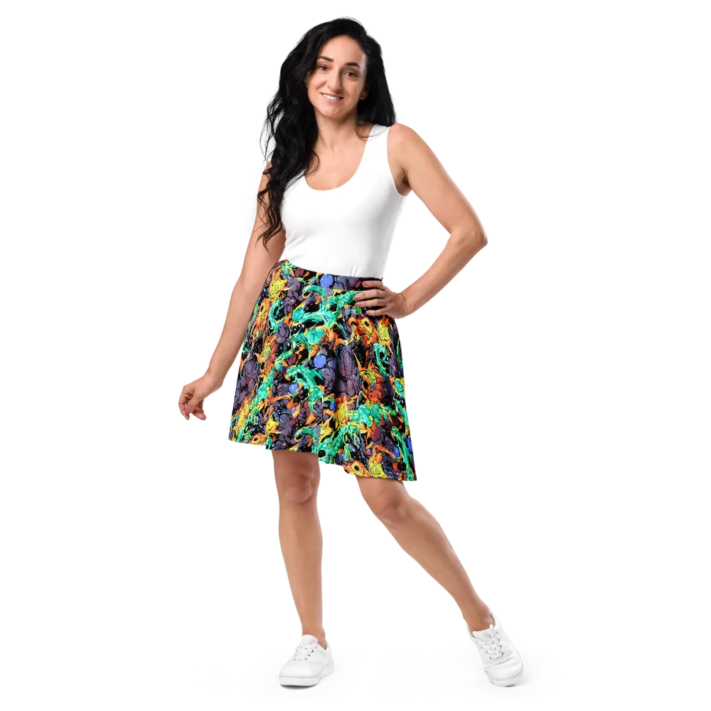 Reactor Bloom on Skater Skirt — Front