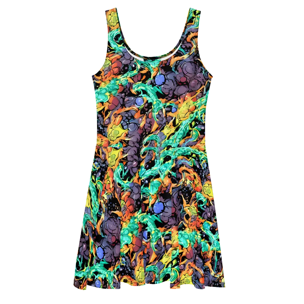 Reactor Bloom on Skater Dress — Front