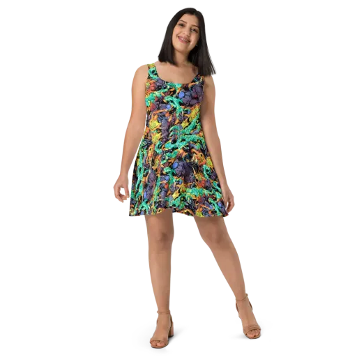 Reactor Bloom on a Skater Dress