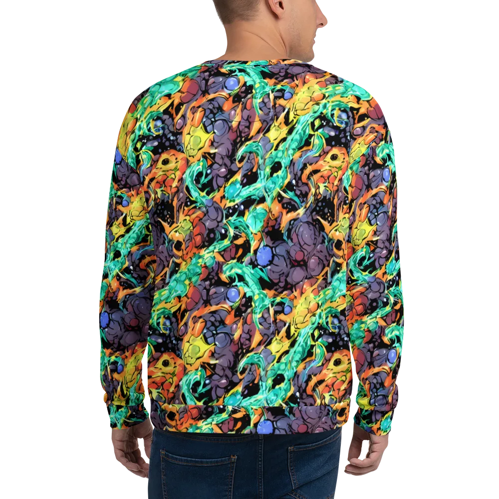 Reactor Bloom on Sweatshirt — Back
