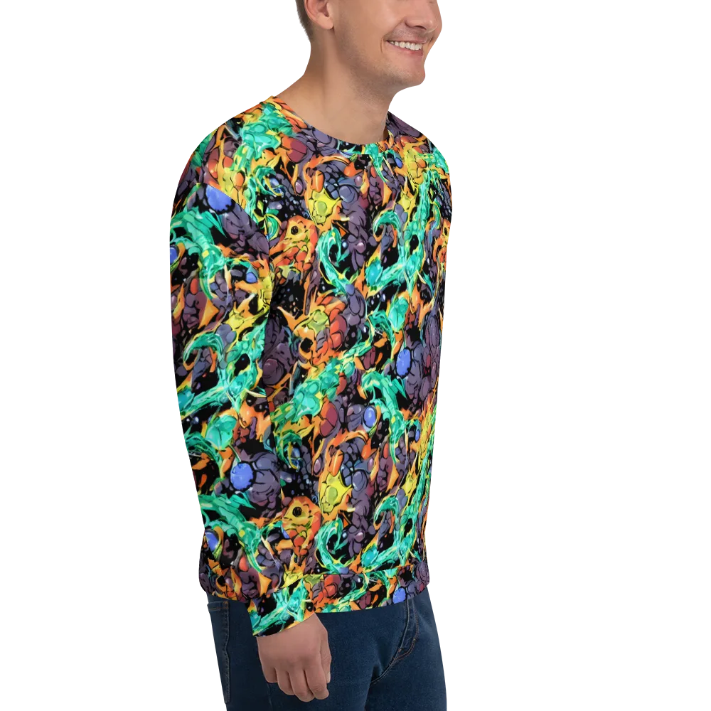 Reactor Bloom on Sweatshirt — Right Front