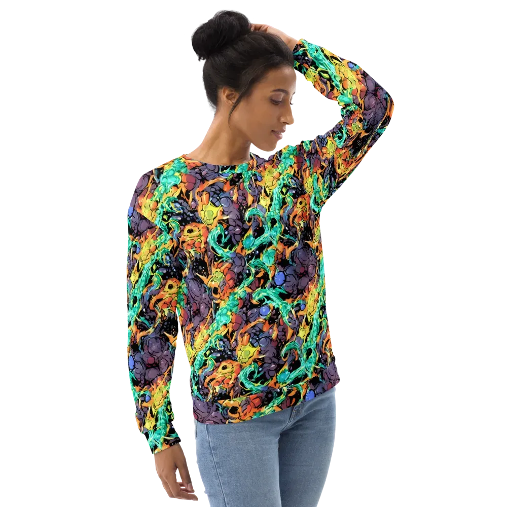 Reactor Bloom on Sweatshirt — Right Front