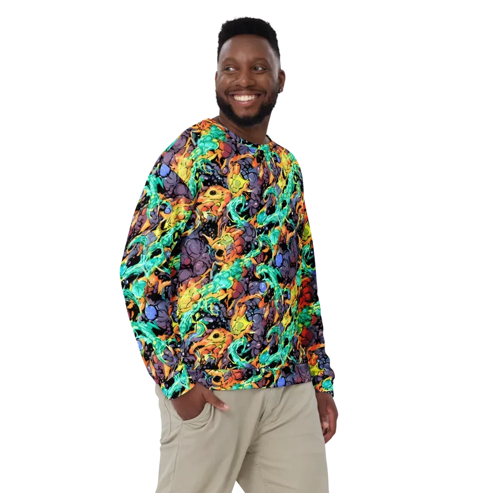 Reactor Bloom on Sweatshirt — Front