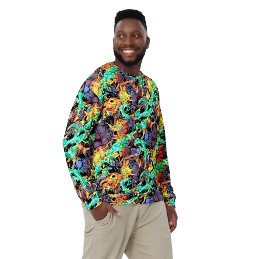 Reactor Bloom on a Sweatshirt