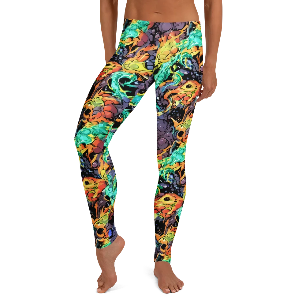 Reactor Bloom on Leggings — Front