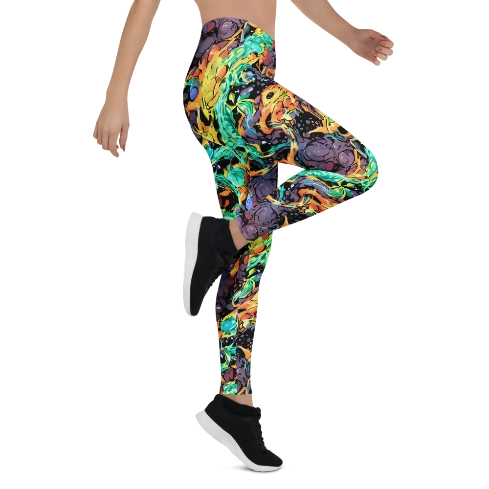 Reactor Bloom on Leggings — Right