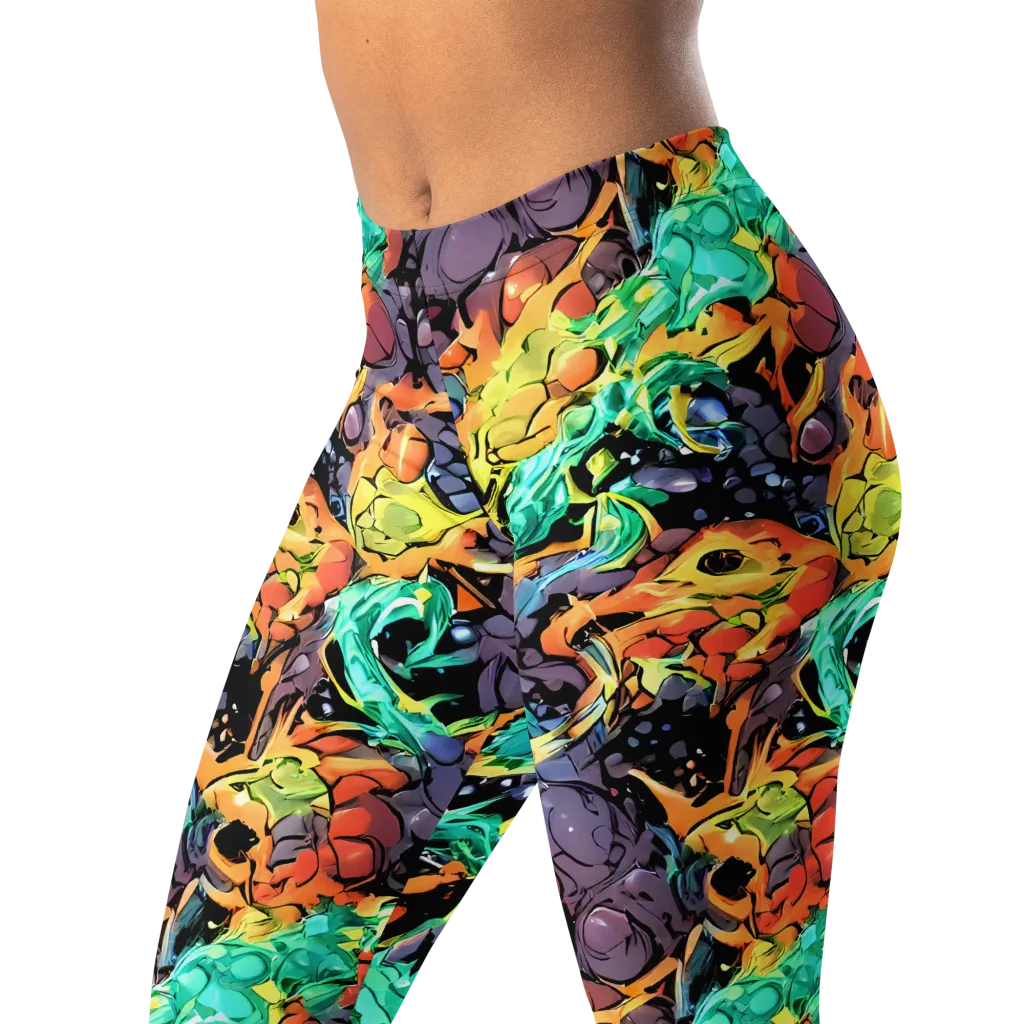Reactor Bloom on Leggings — Left Front