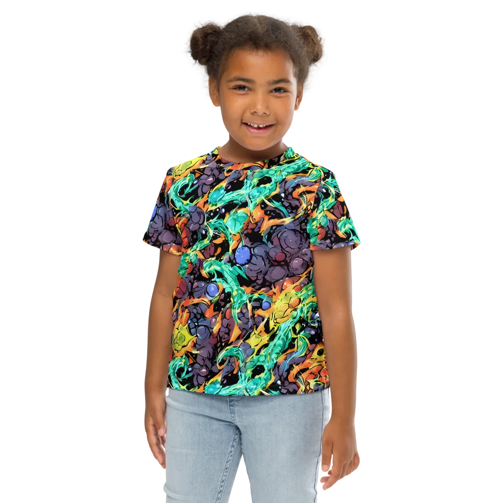 Reactor Bloom on Kids Crew Neck T-Shirt — Front