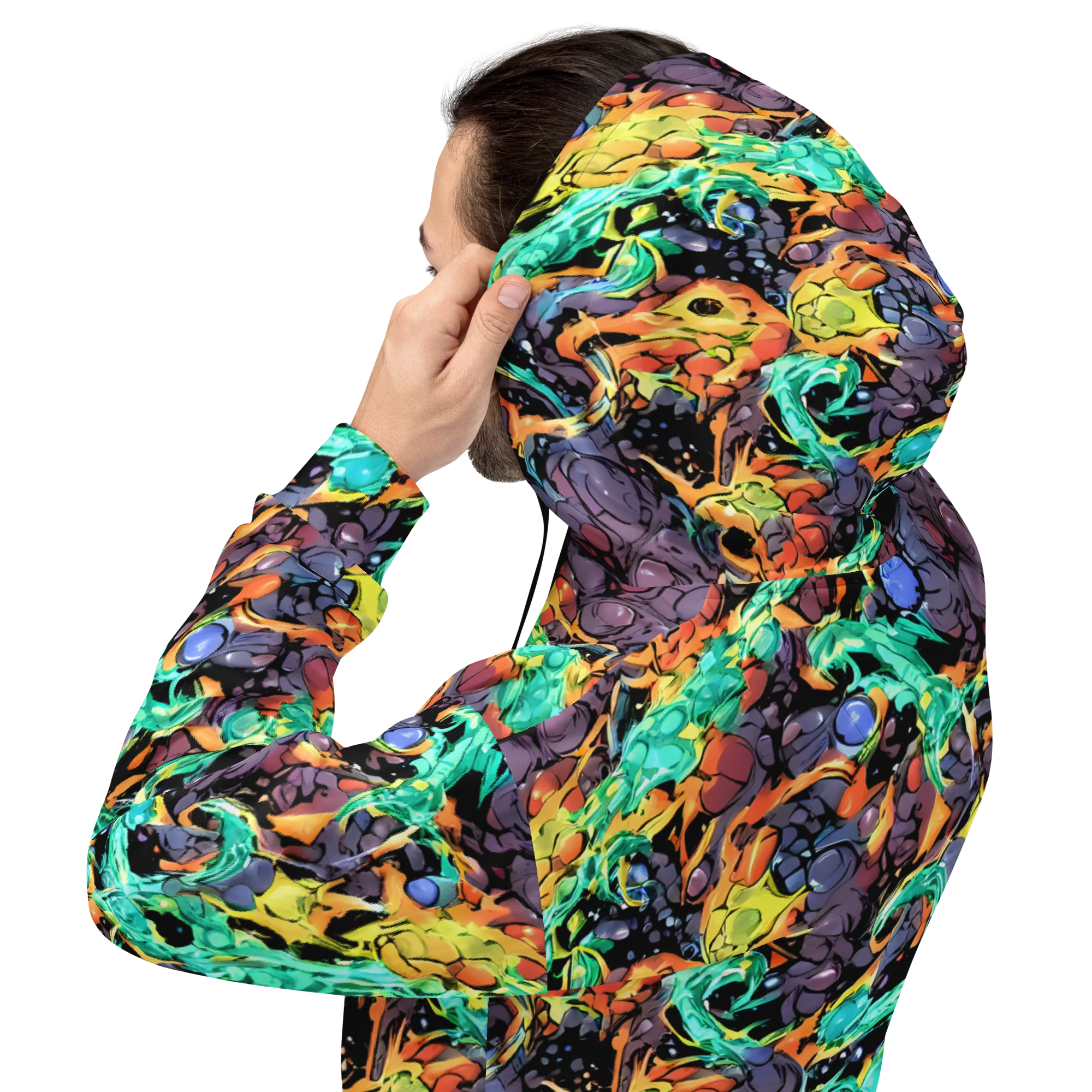 Reactor Bloom on Hoodie — Back