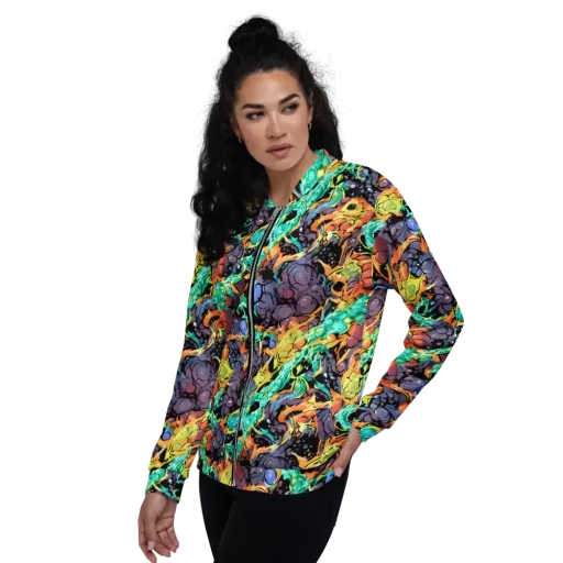 Reactor Bloom on a Bomber Jacket