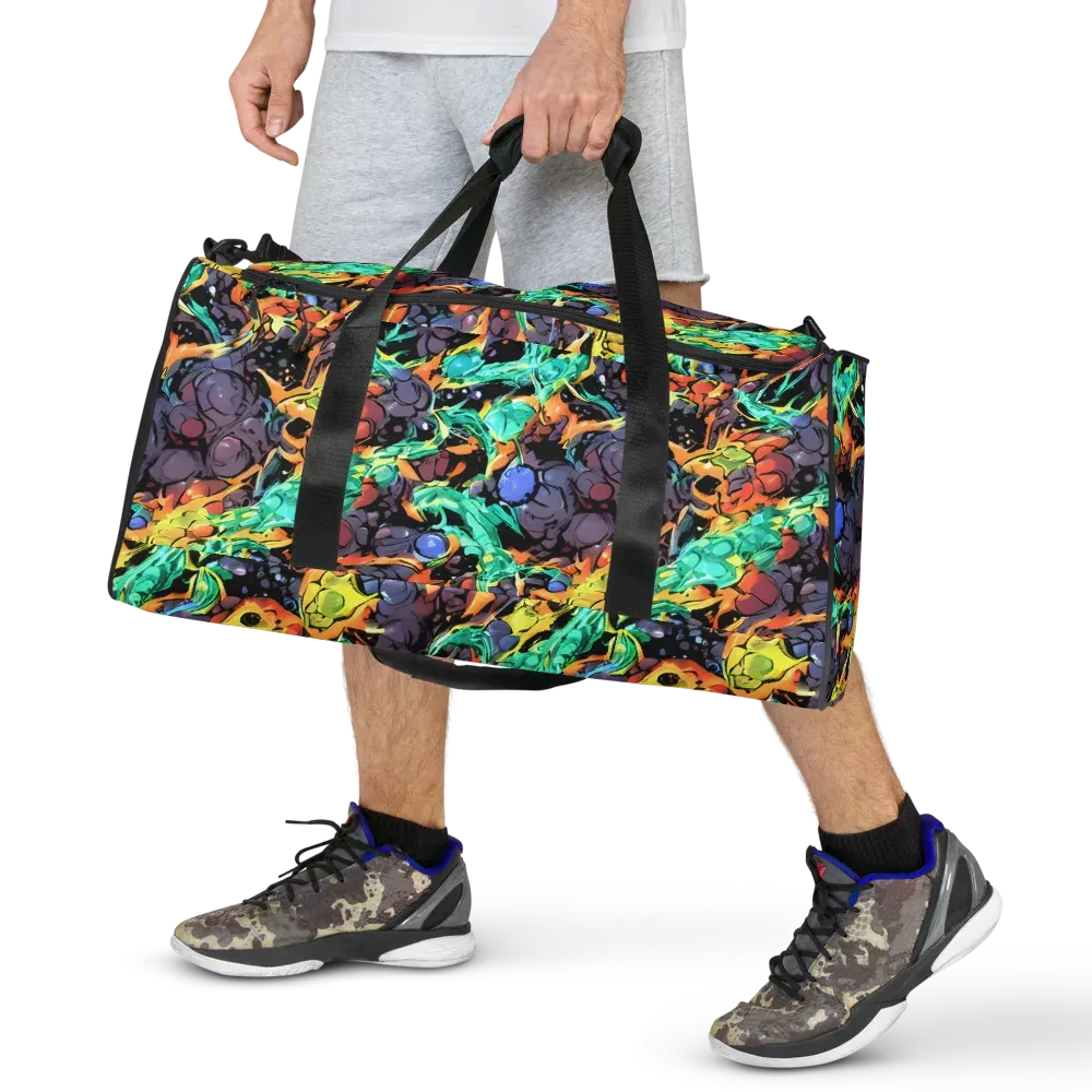 Reactor Bloom on Duffle Bag — Front