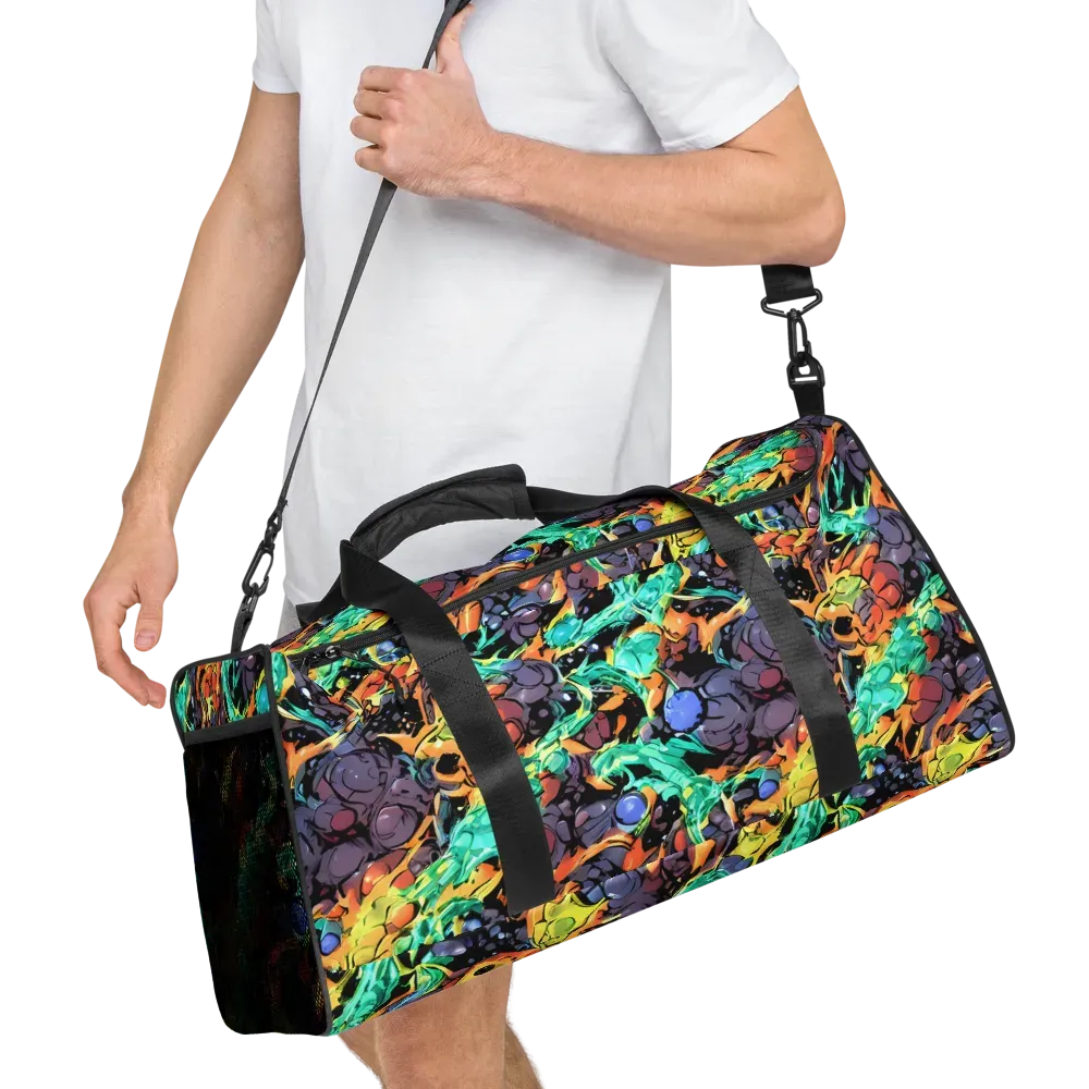 Reactor Bloom on Duffle Bag — Right Front