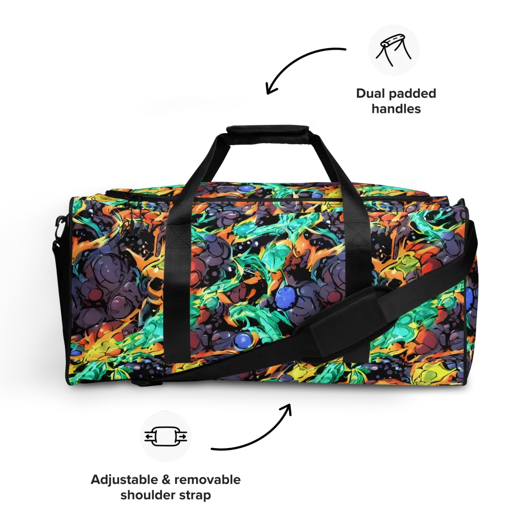 Reactor Bloom on Duffle Bag — Front