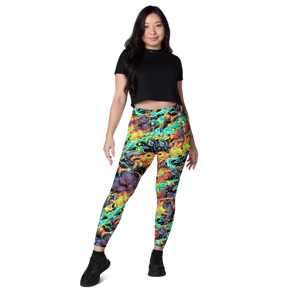 Reactor Bloom on Leggings with Pockets — Front