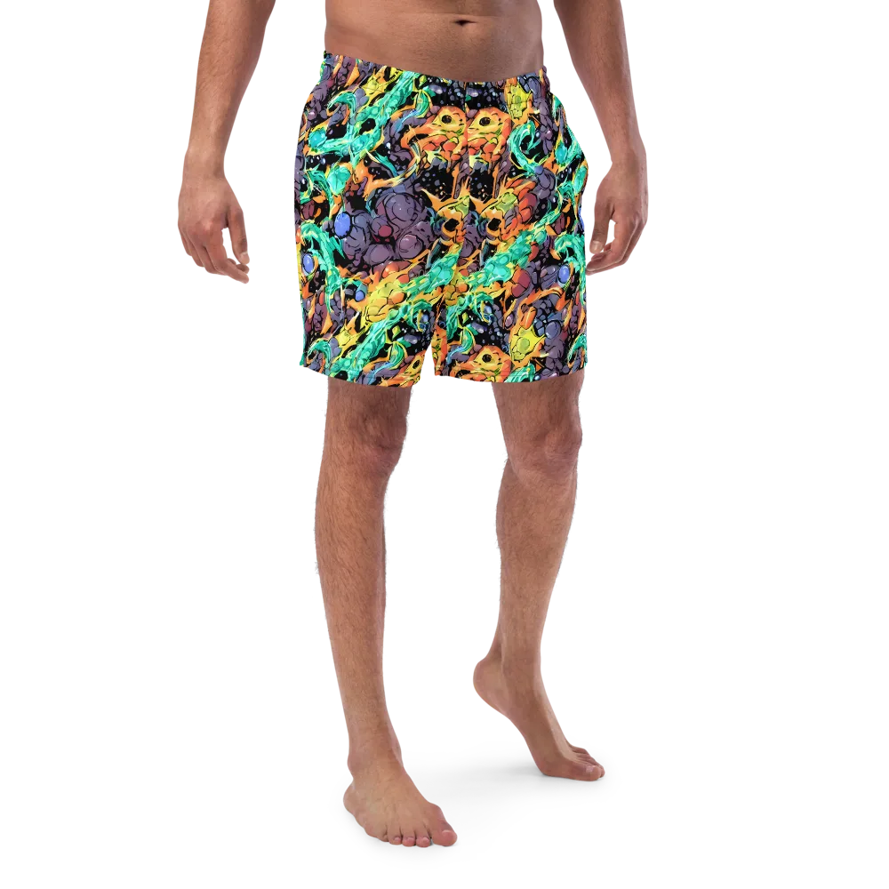 Reactor Bloom on Swim Trunks — Front