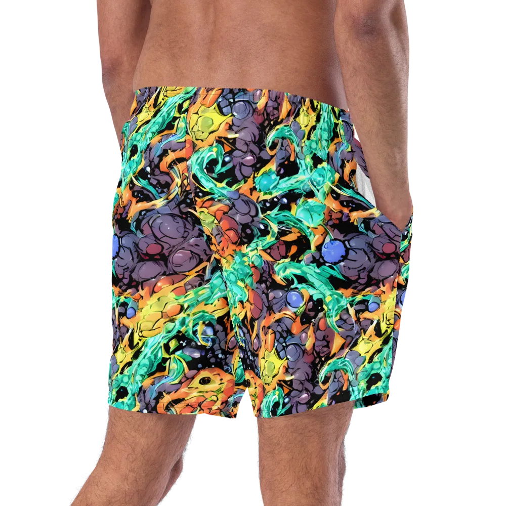 Reactor Bloom on Swim Trunks — Right Back
