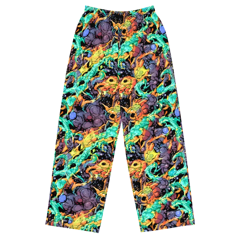 Reactor Bloom on Wide-Leg Pants — Front