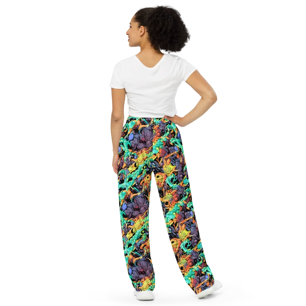 Reactor Bloom on Wide-Leg Pants — Back