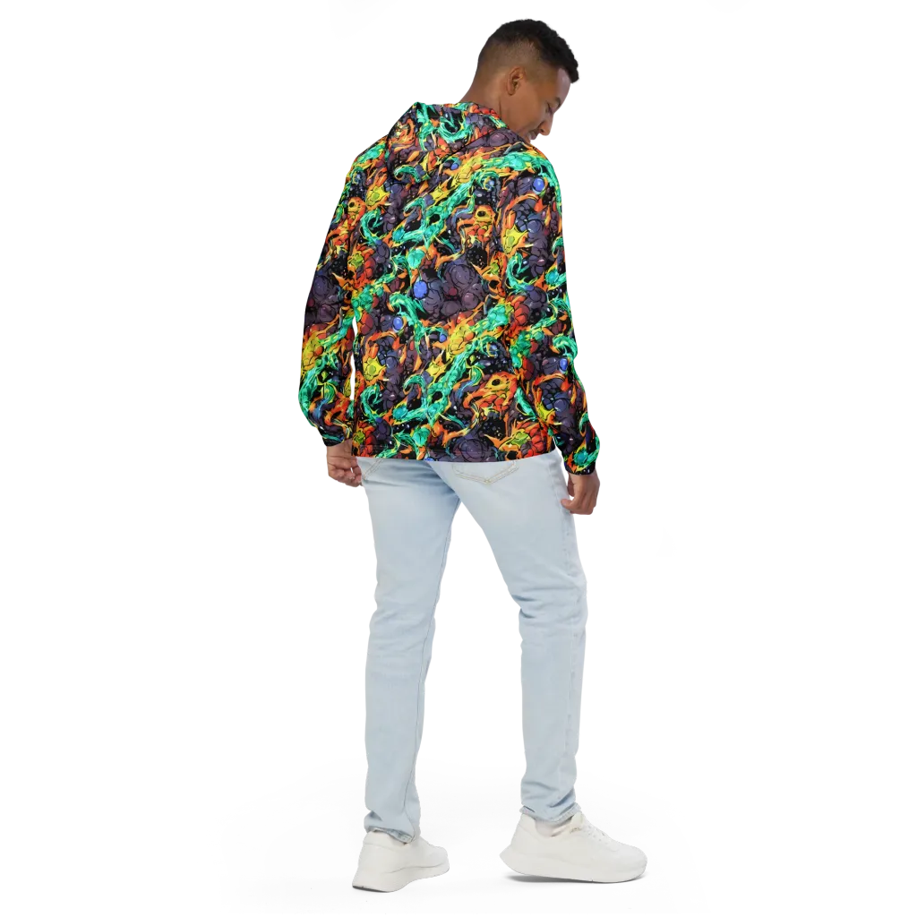 Reactor Bloom on Men's Windbreaker — Back