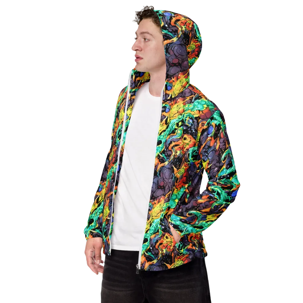 Reactor Bloom on Men's Windbreaker — Left Front
