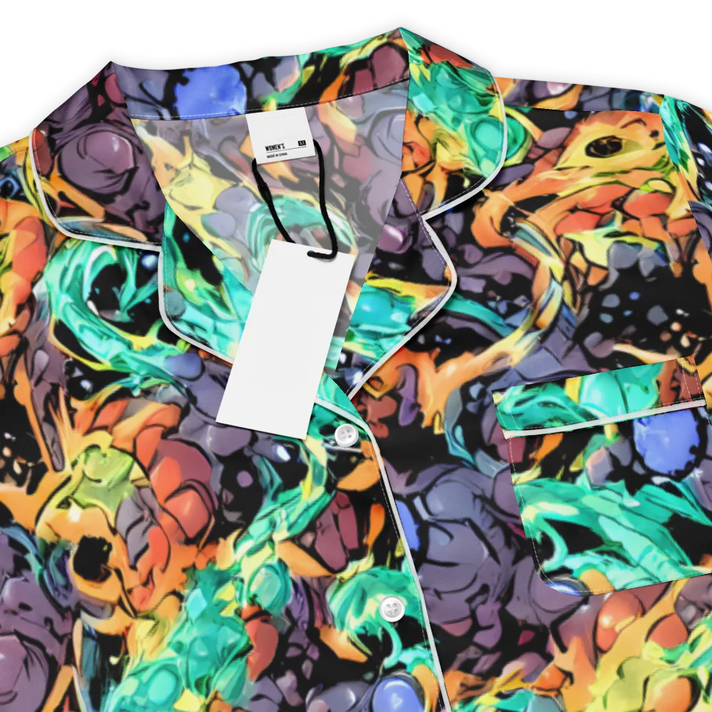 Reactor Bloom on Women's Short Sleeve Pajama Top — Product details