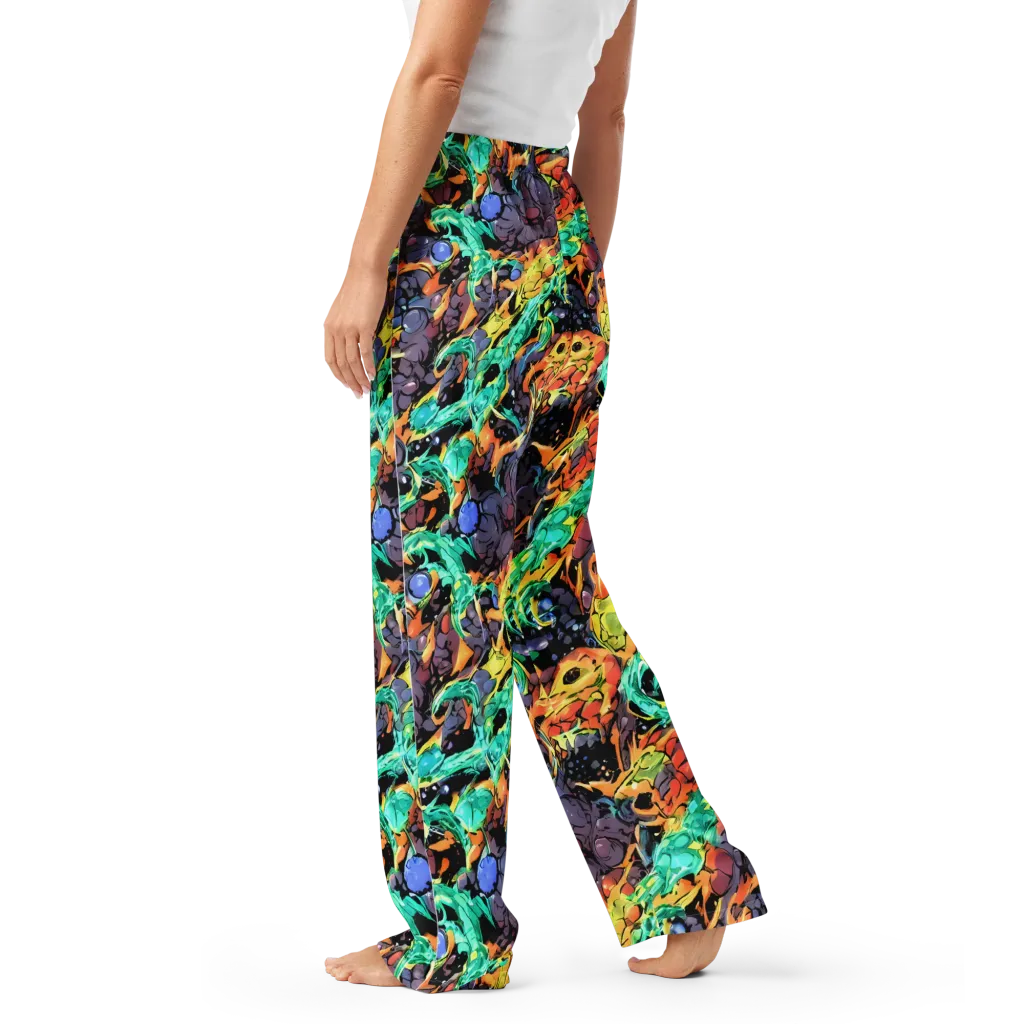 Reactor Bloom on Women's Pajama Pants — Left