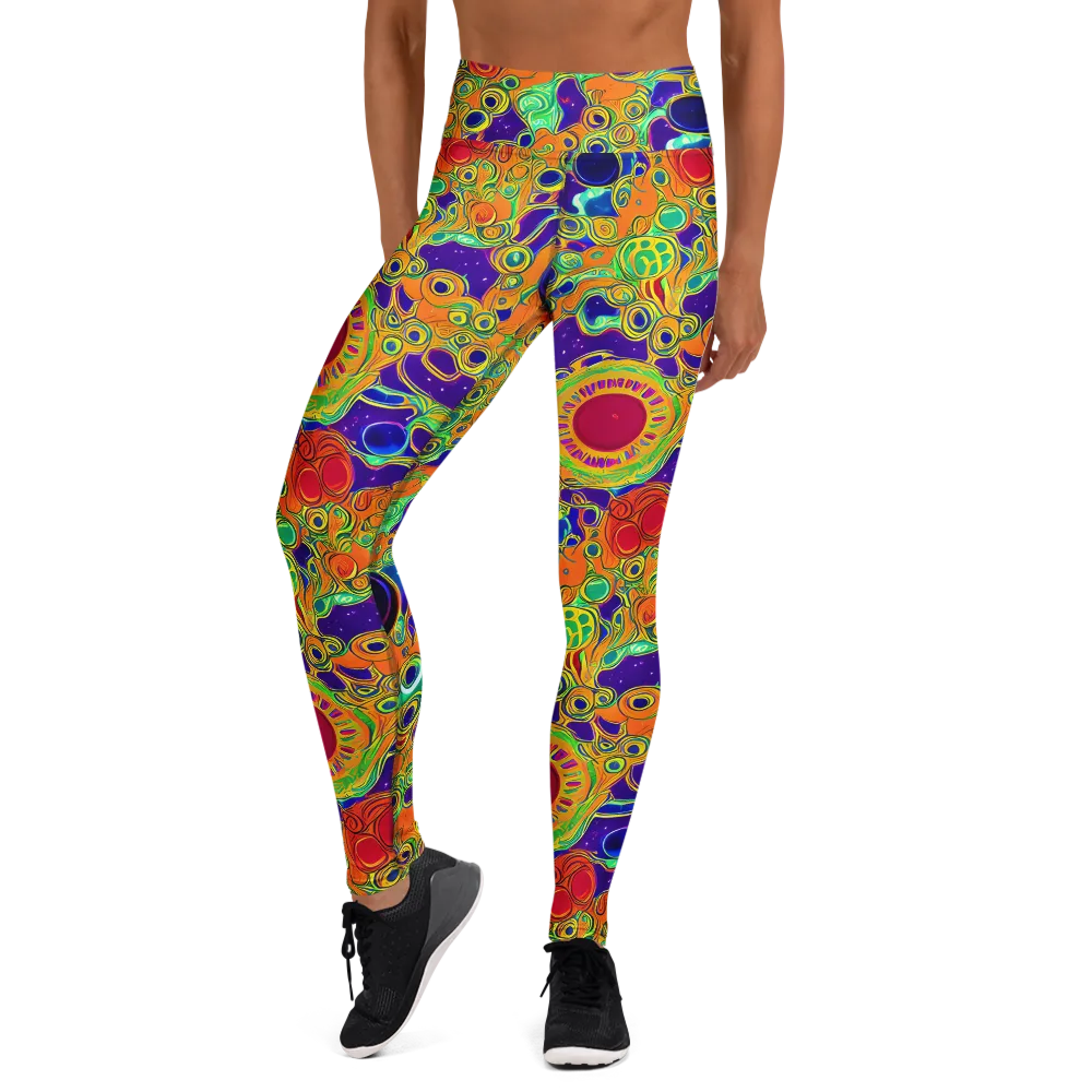 Infinite Tangle on Yoga Leggings — Front
