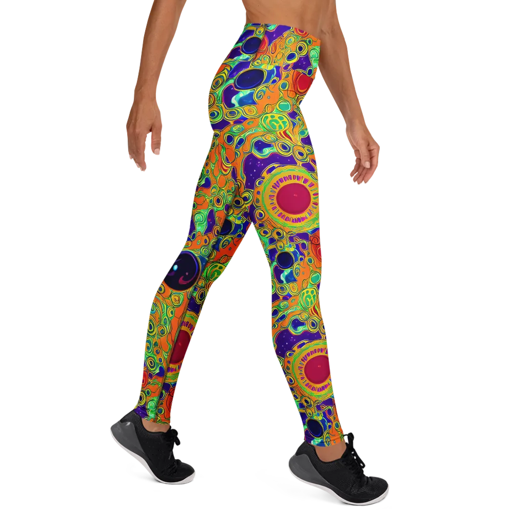 Infinite Tangle on Yoga Leggings — Right