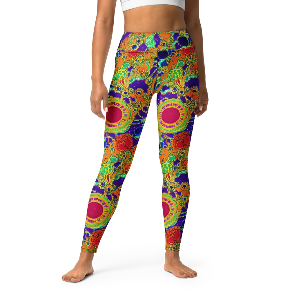 Infinite Tangle on Yoga Leggings — Front