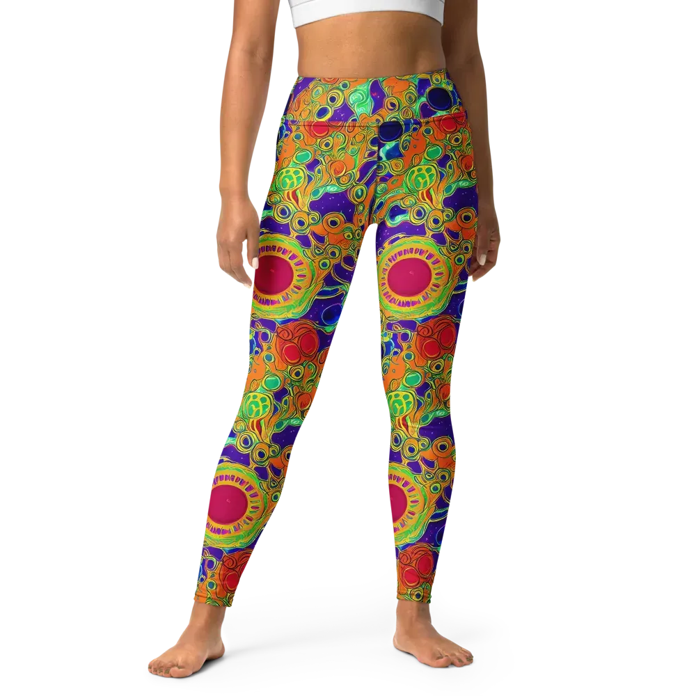Infinite Tangle on Yoga Leggings — Front