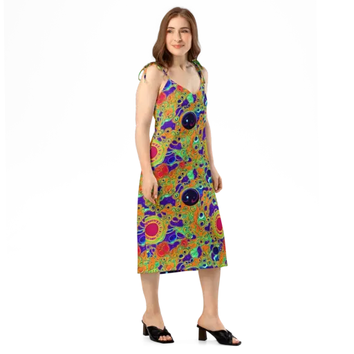 Infinite Tangle on a Slip Dress