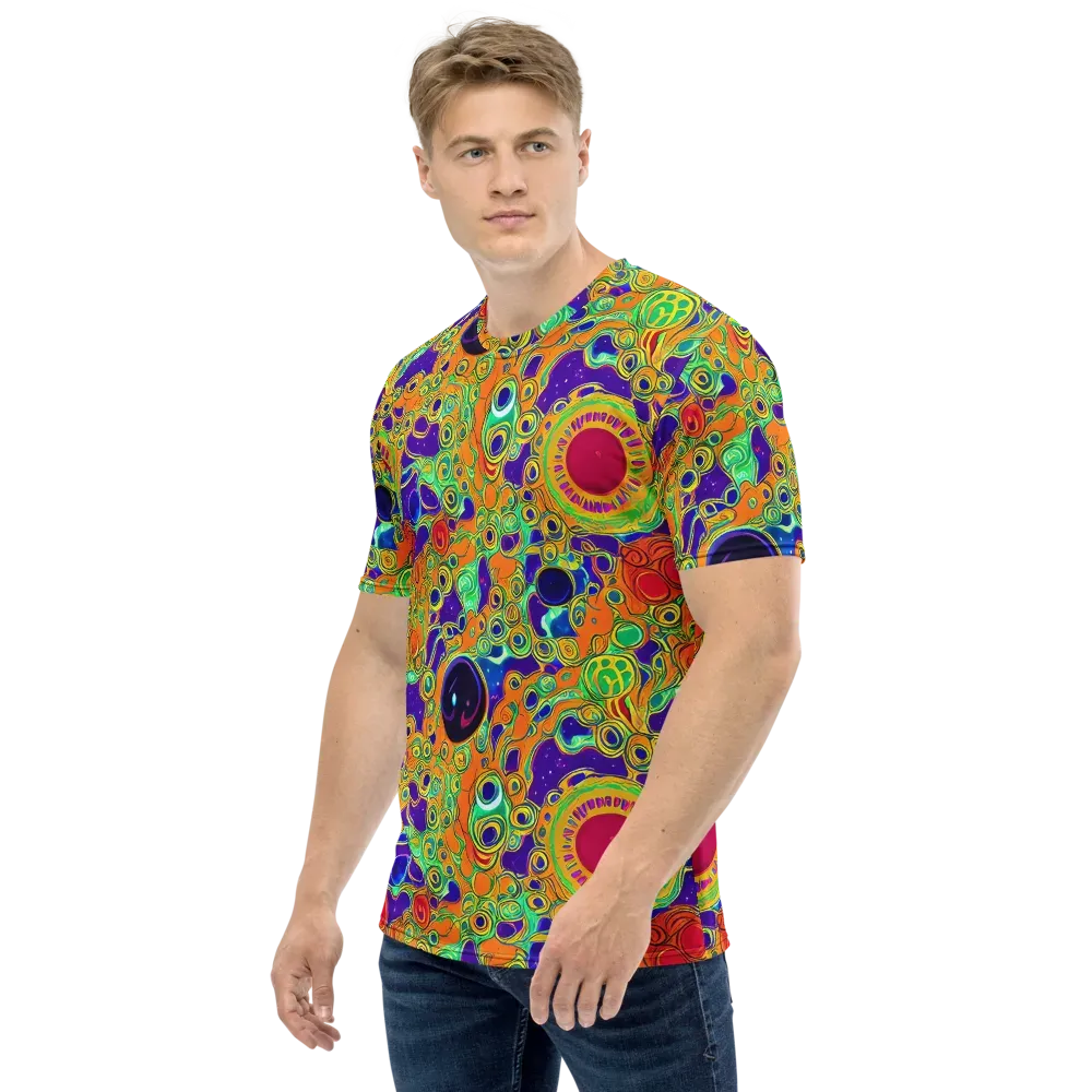 Infinite Tangle on Men's Crew Neck T-Shirt — Left