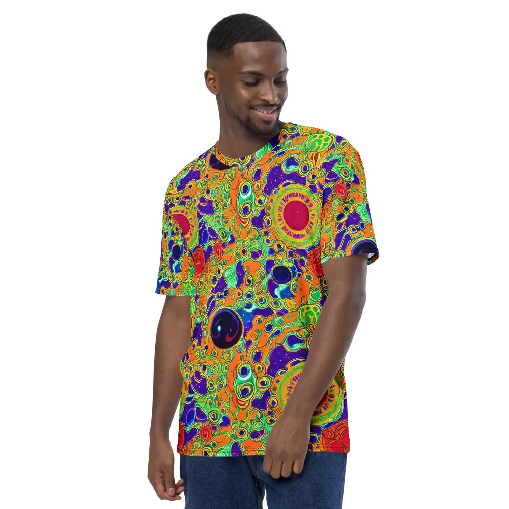 Infinite Tangle on Men's Crew Neck T-Shirt — Left