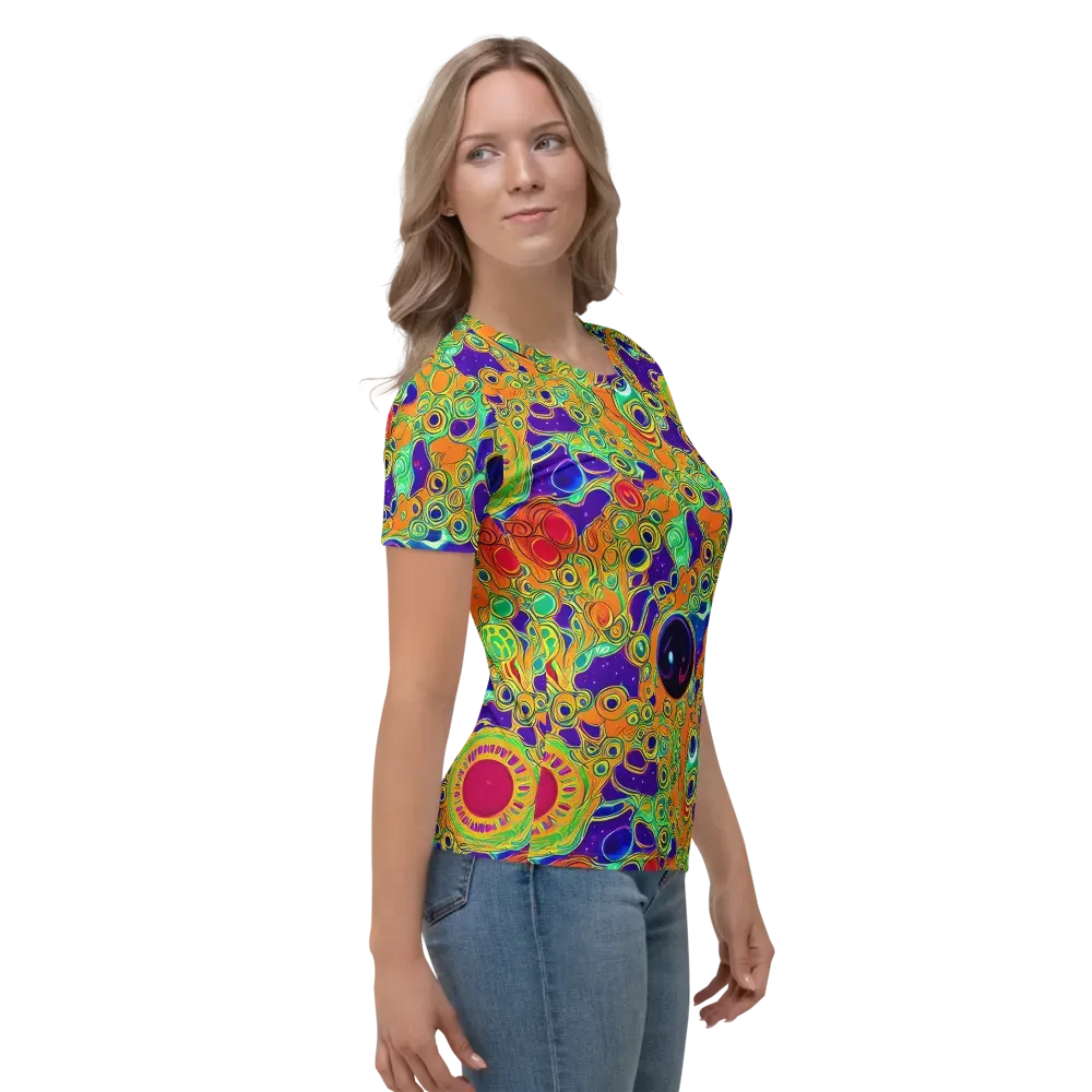 Infinite Tangle on Women's Crew Neck T-Shirt — Right