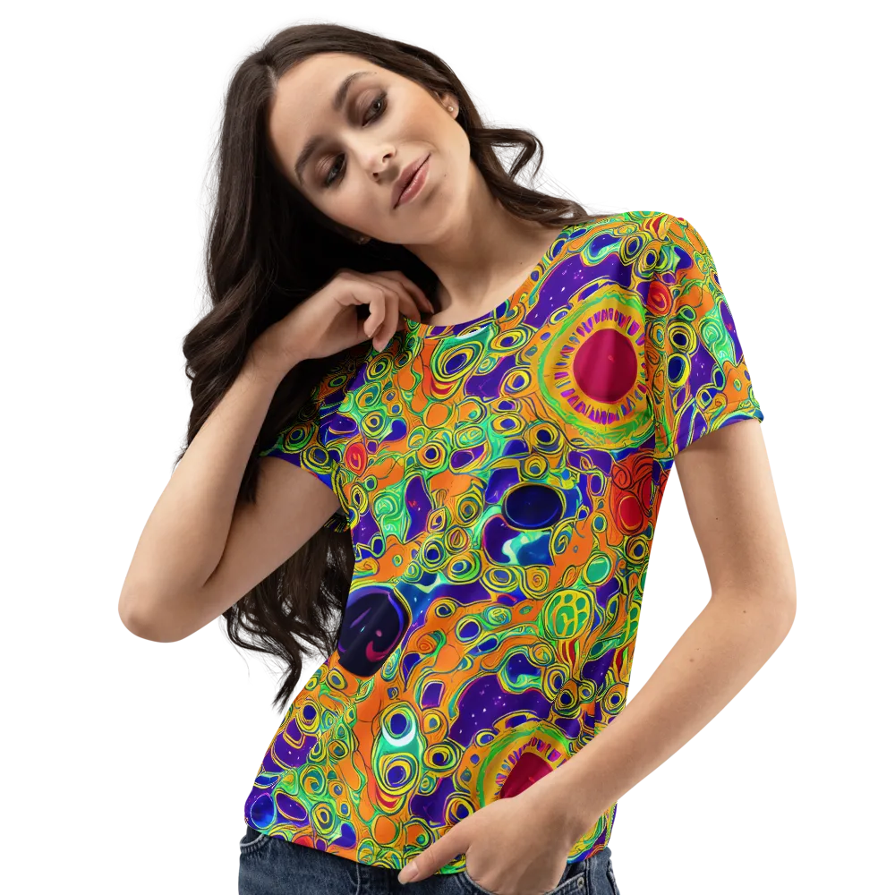 Infinite Tangle on Women's Crew Neck T-Shirt — Left Front
