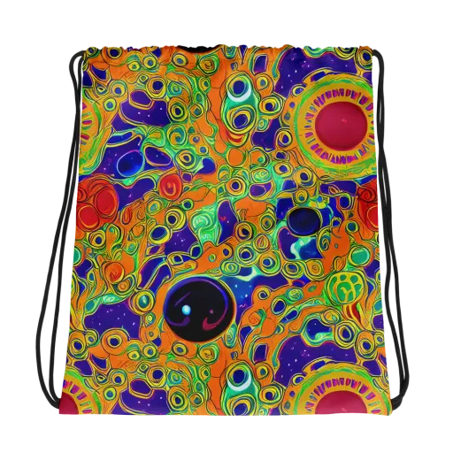 Infinite Tangle on a Drawstring Bag