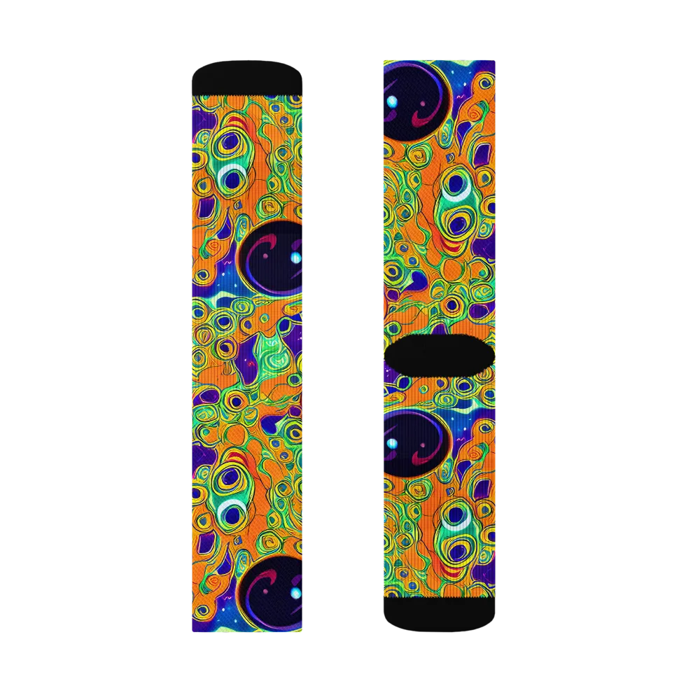 Infinite Tangle on Socks — Right Sock