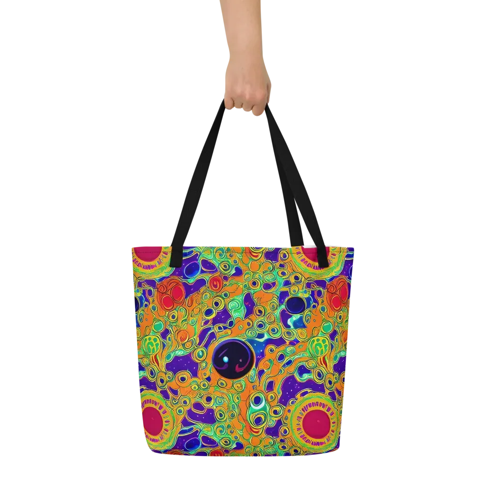 Infinite Tangle on Large Tote Bag W/ Pocket — Front