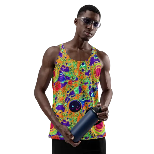 Infinite Tangle on a Men's Tank Top