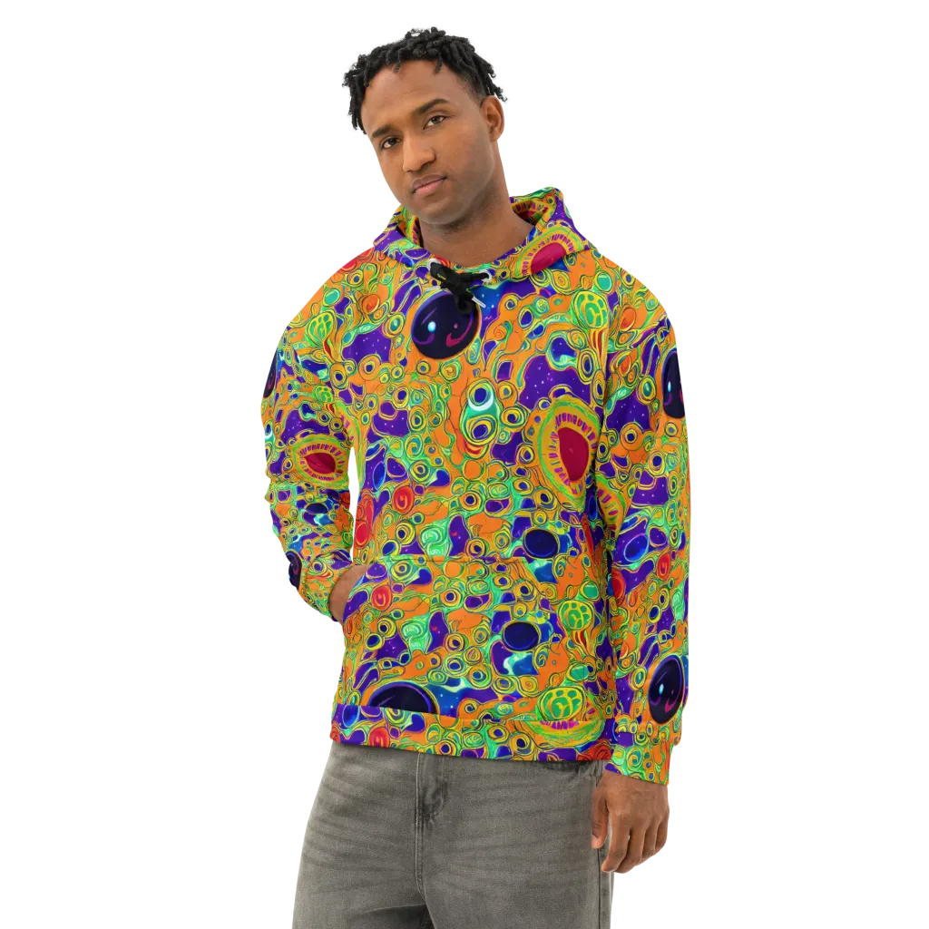 Infinite Tangle on Cotton Hoodie — Left Front
