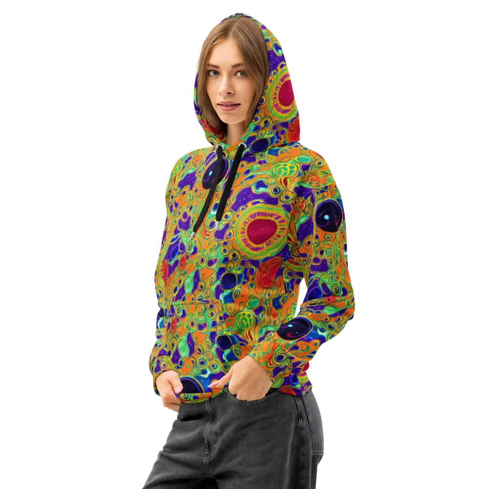 Infinite Tangle on Cotton Hoodie — Left Front