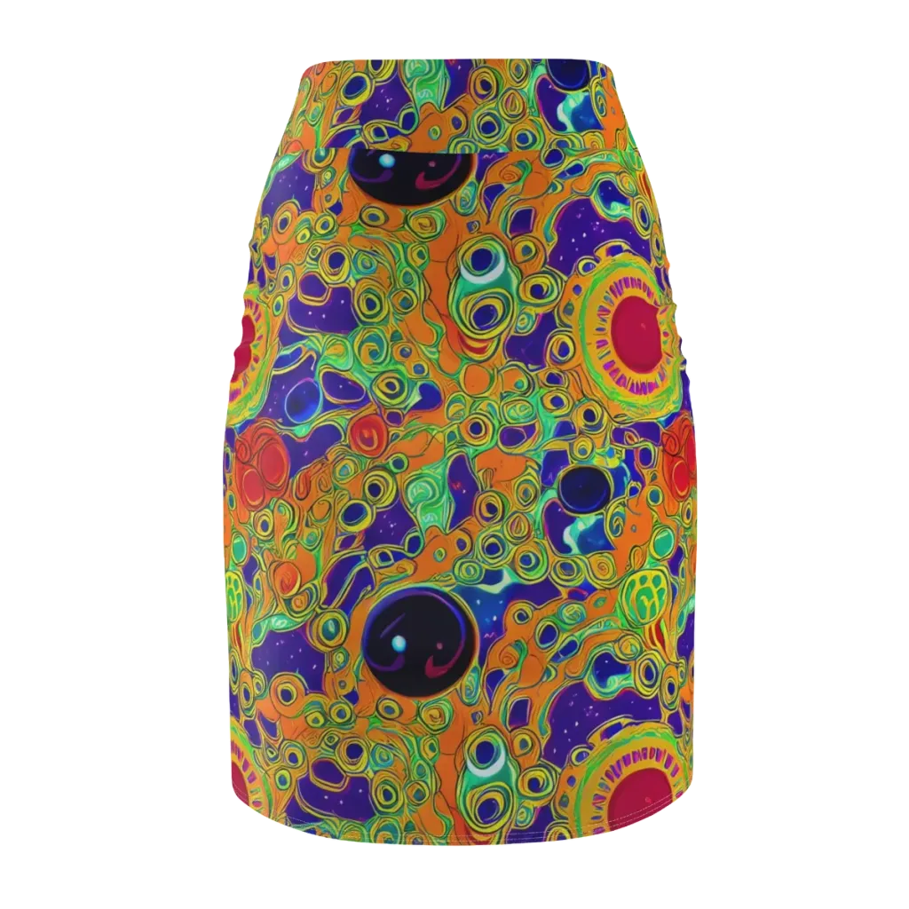 Infinite Tangle on Pencil Skirt — Back