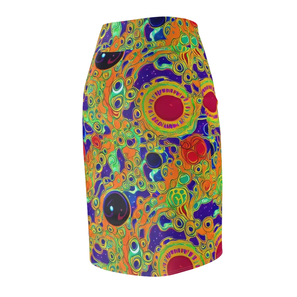 Infinite Tangle on Pencil Skirt — Back Side