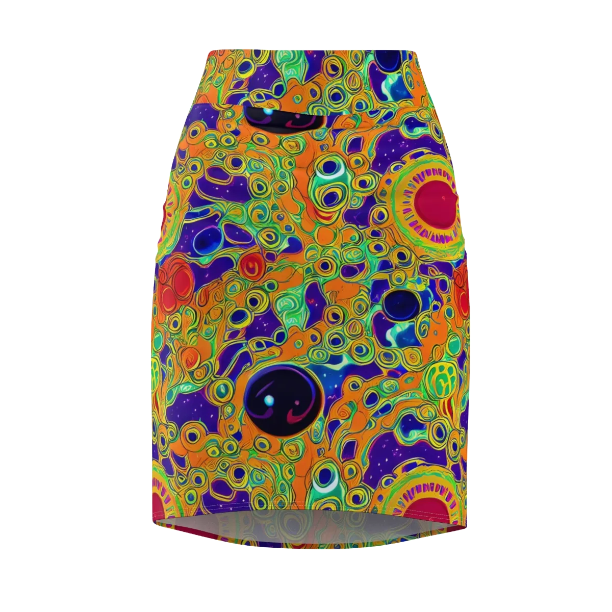 Infinite Tangle on Pencil Skirt — Front