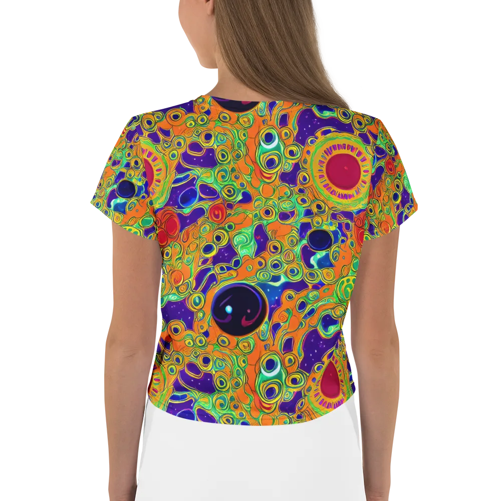 Infinite Tangle on Crop Tee — Back