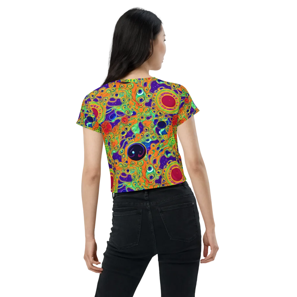 Infinite Tangle on Crop Tee — Back