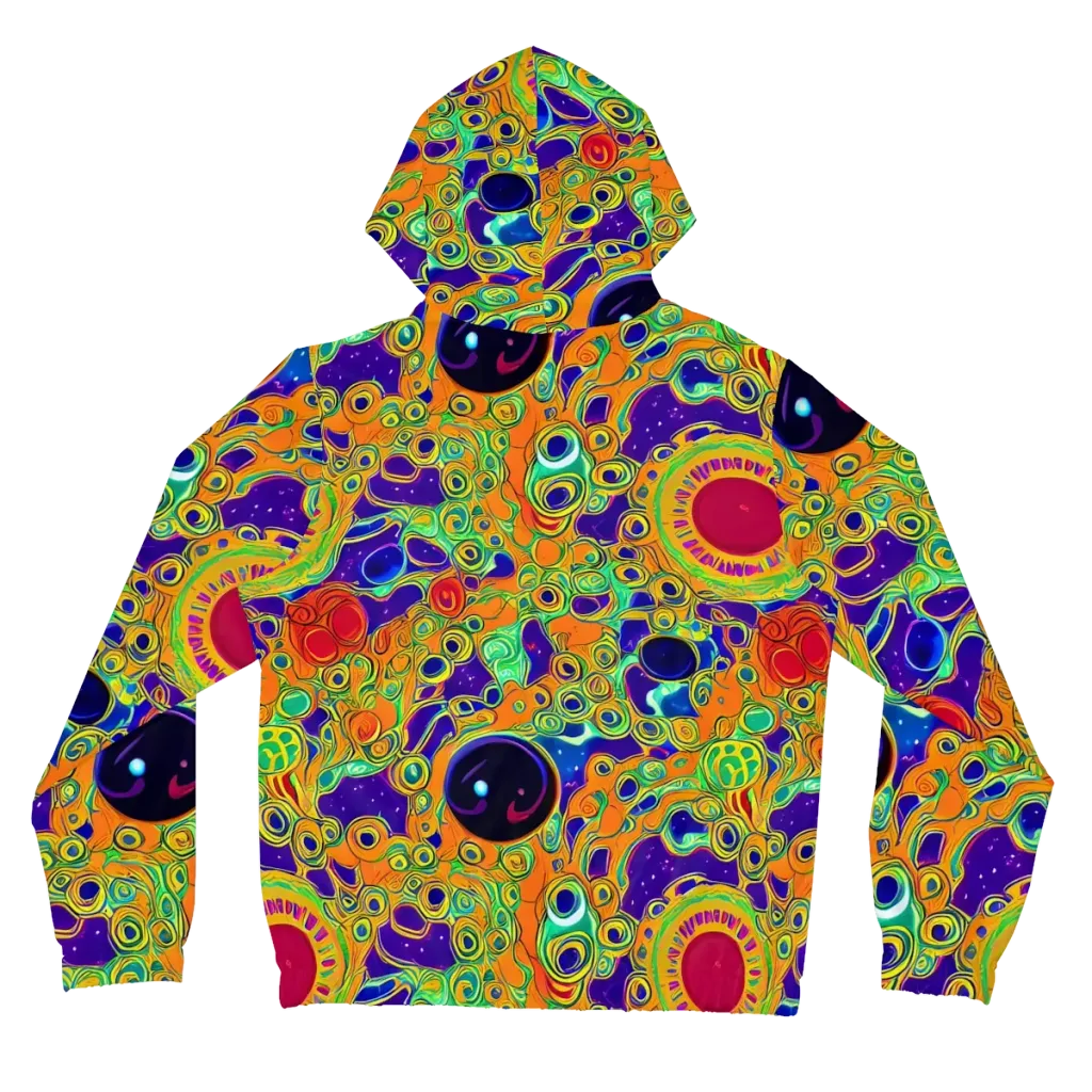 Infinite Tangle on Women's Full-Zip Hoodie — Back